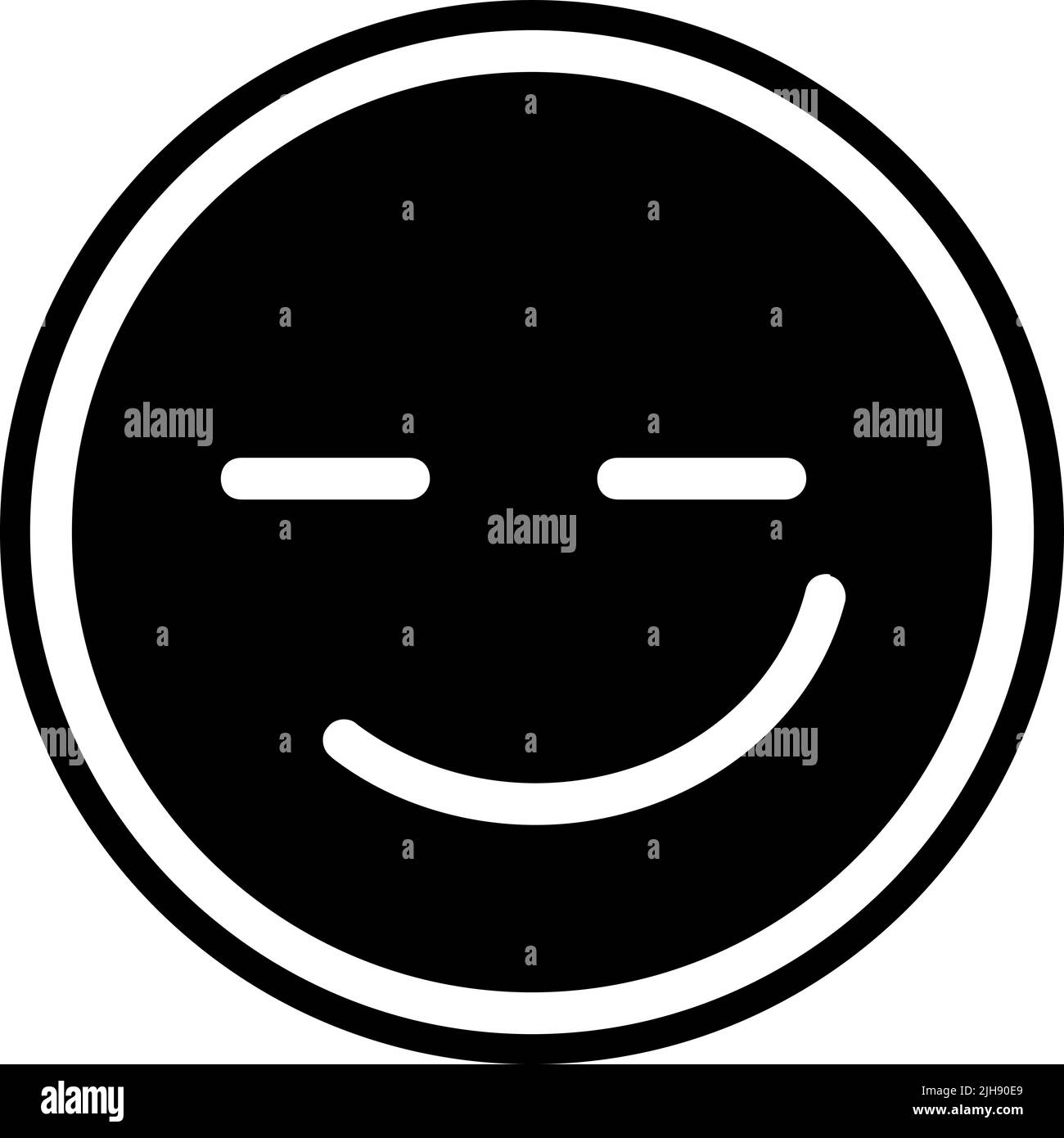 Looking eyes emoji Black and White Stock Photos & Images - Alamy