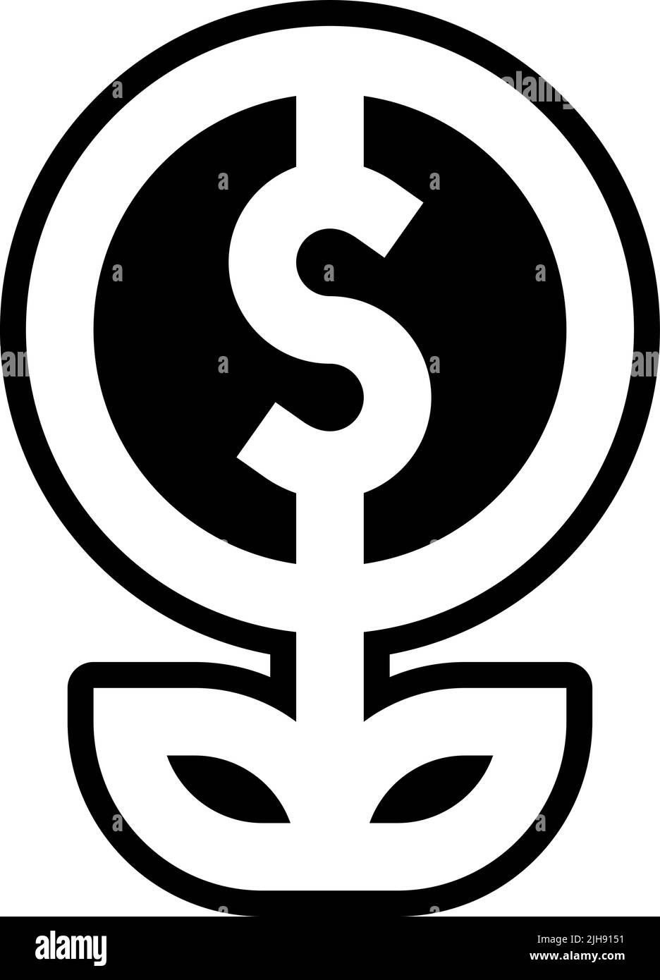Finances growth . Stock Vector