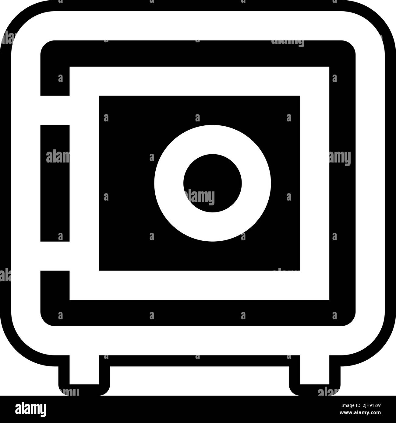 Finances safebox . Stock Vector