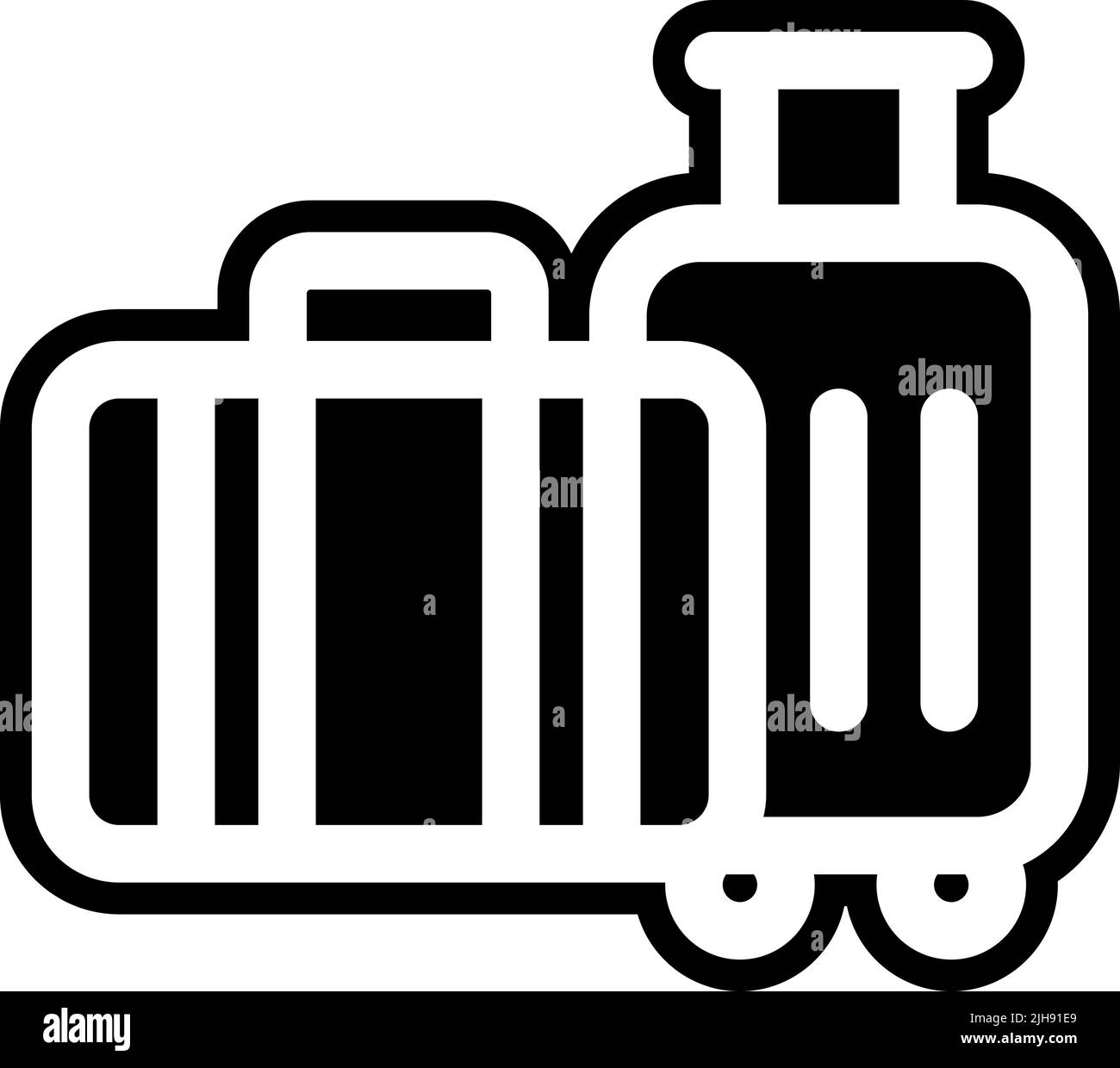 Holidays travel bag . Stock Vector