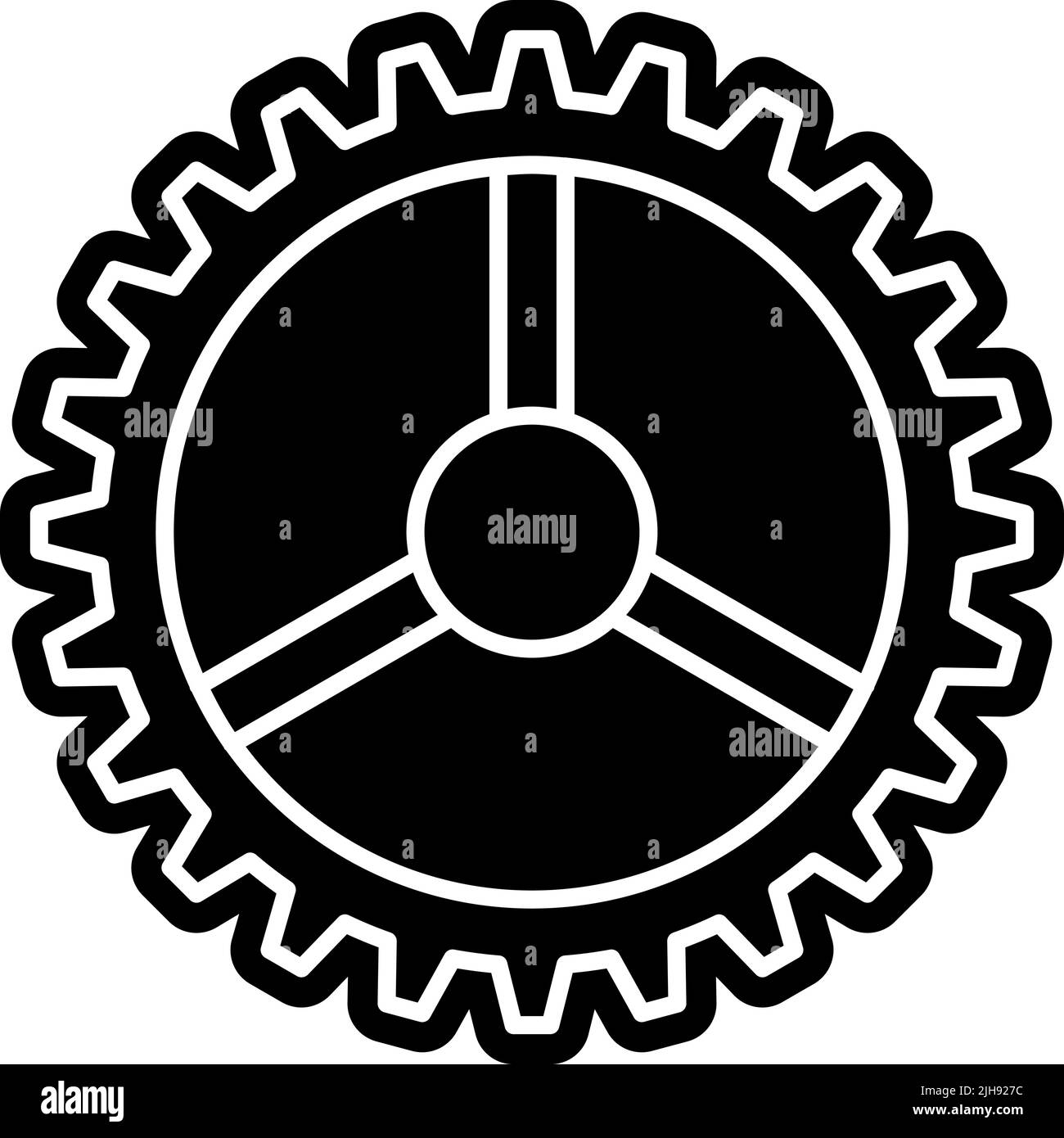Home screen apps settings . Stock Vector