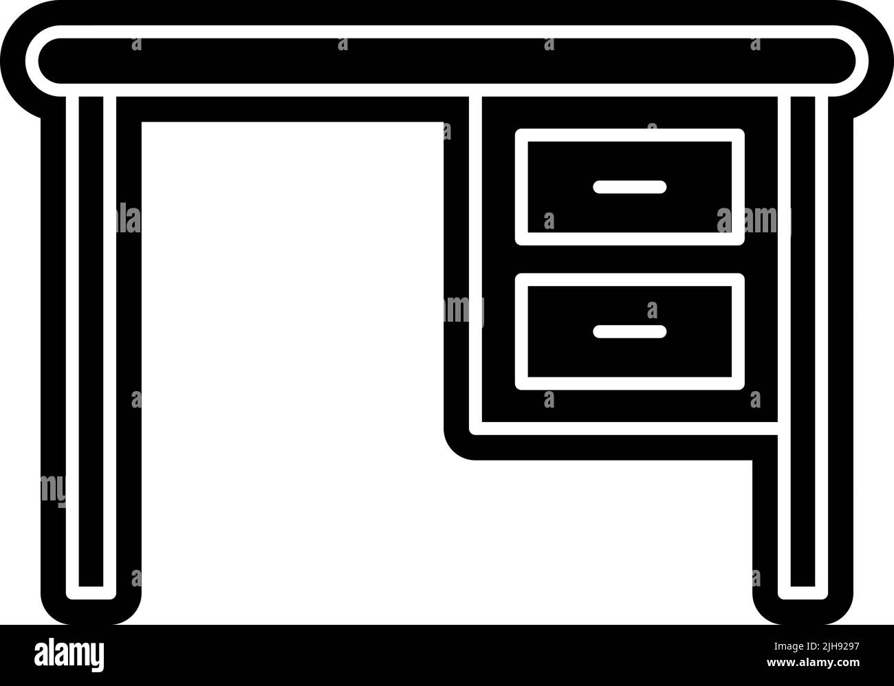Furniture desk Stock Vector Image & Art - Alamy