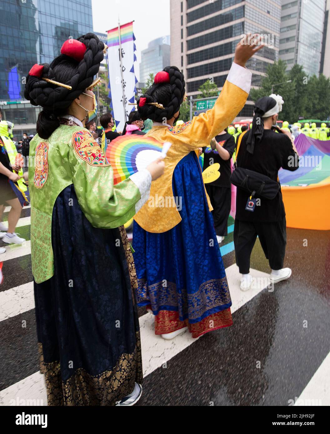 16 July 2022 - South Korea: South Korean People’s rally of the Seoul