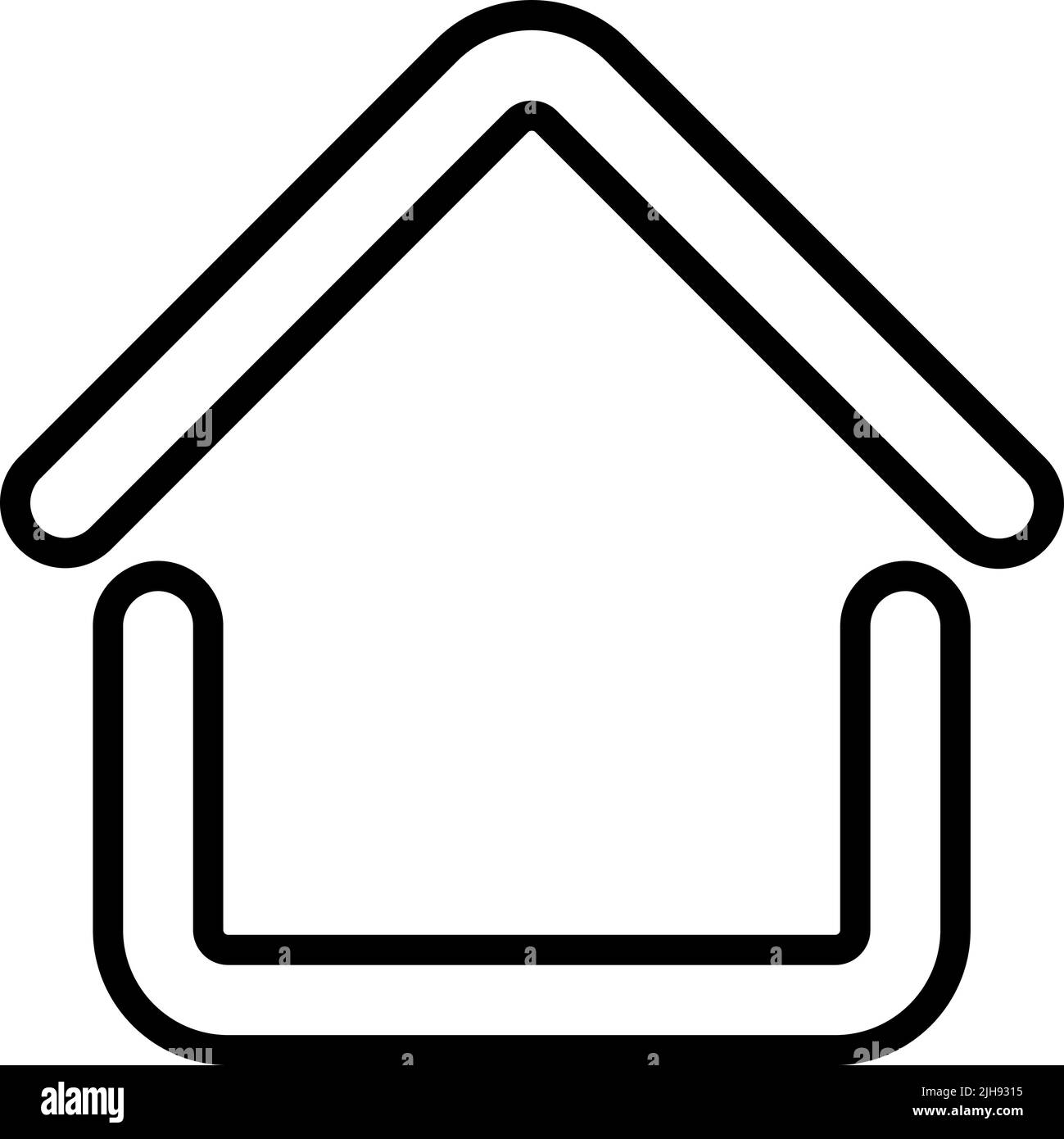 Home screen apps house . Stock Vector