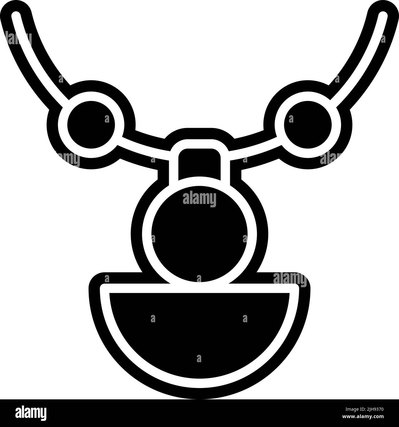 Jewelry necklace . Stock Vector