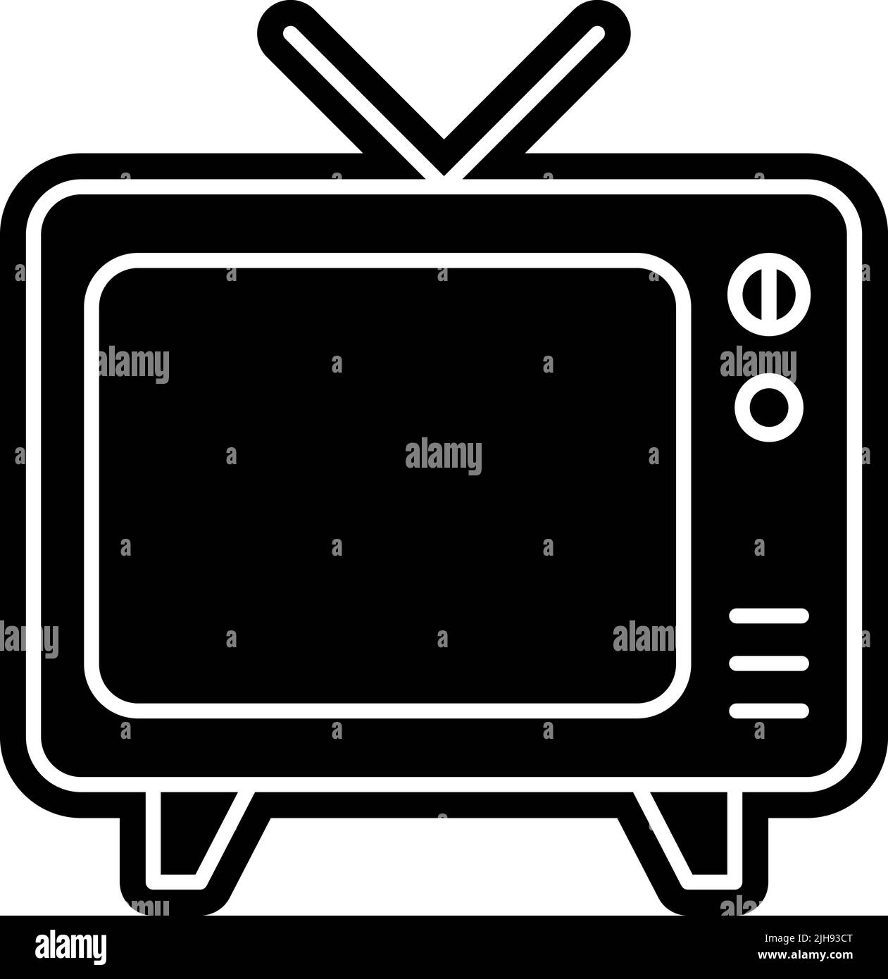 Tv broadcast screen Black and White Stock Photos & Images Alamy