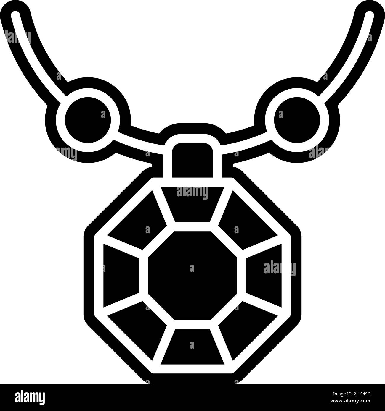 Jewelry diamond necklace Stock Vector Image & Art Alamy