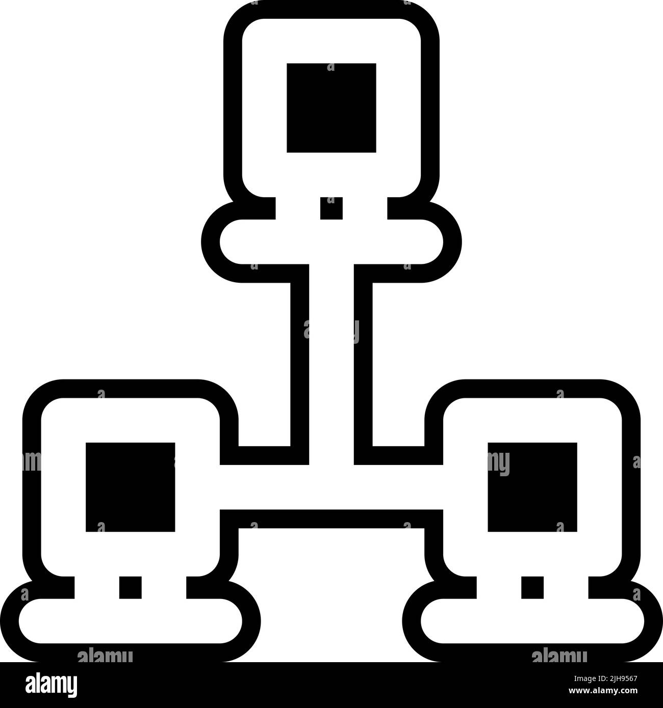 Office computer networks Stock Vector Image & Art - Alamy