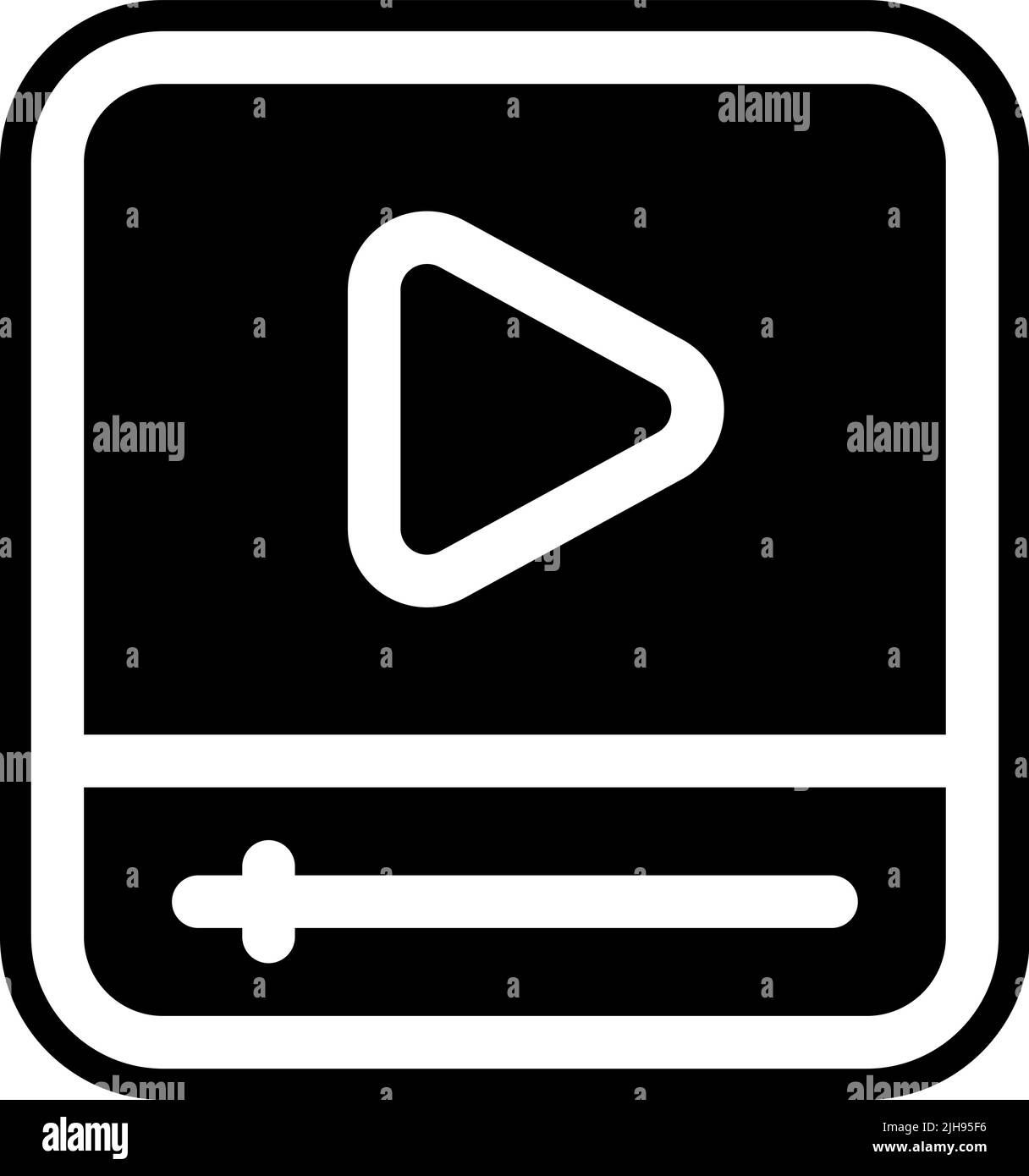 Multimedia collection video player Stock Vector Image & Art - Alamy