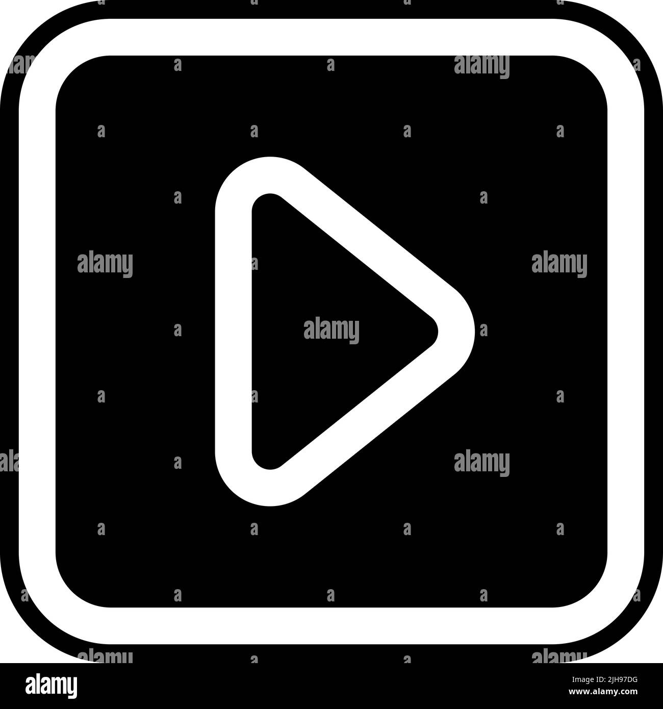 Podcast play . Stock Vector