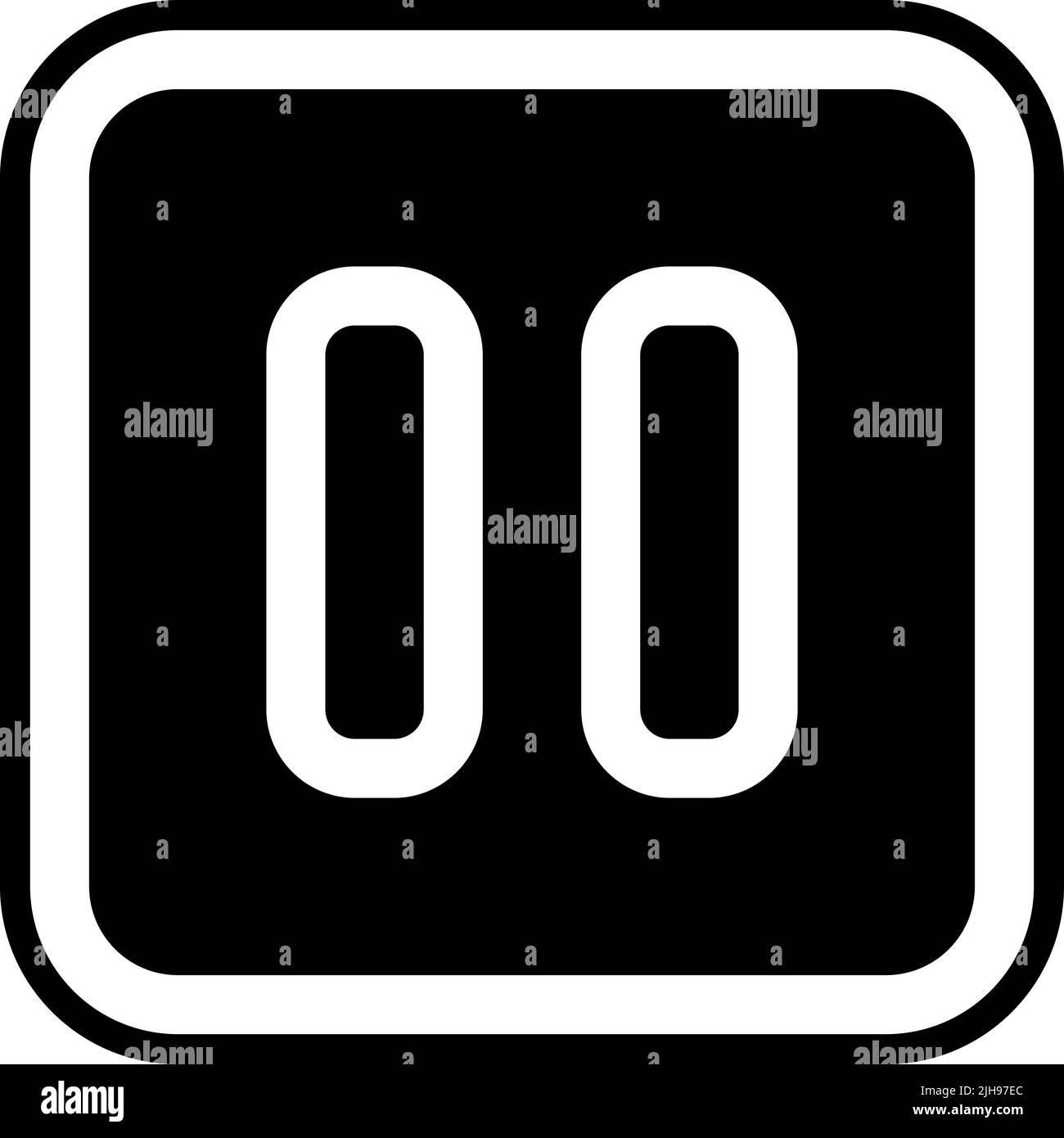 Podcast pause . Stock Vector