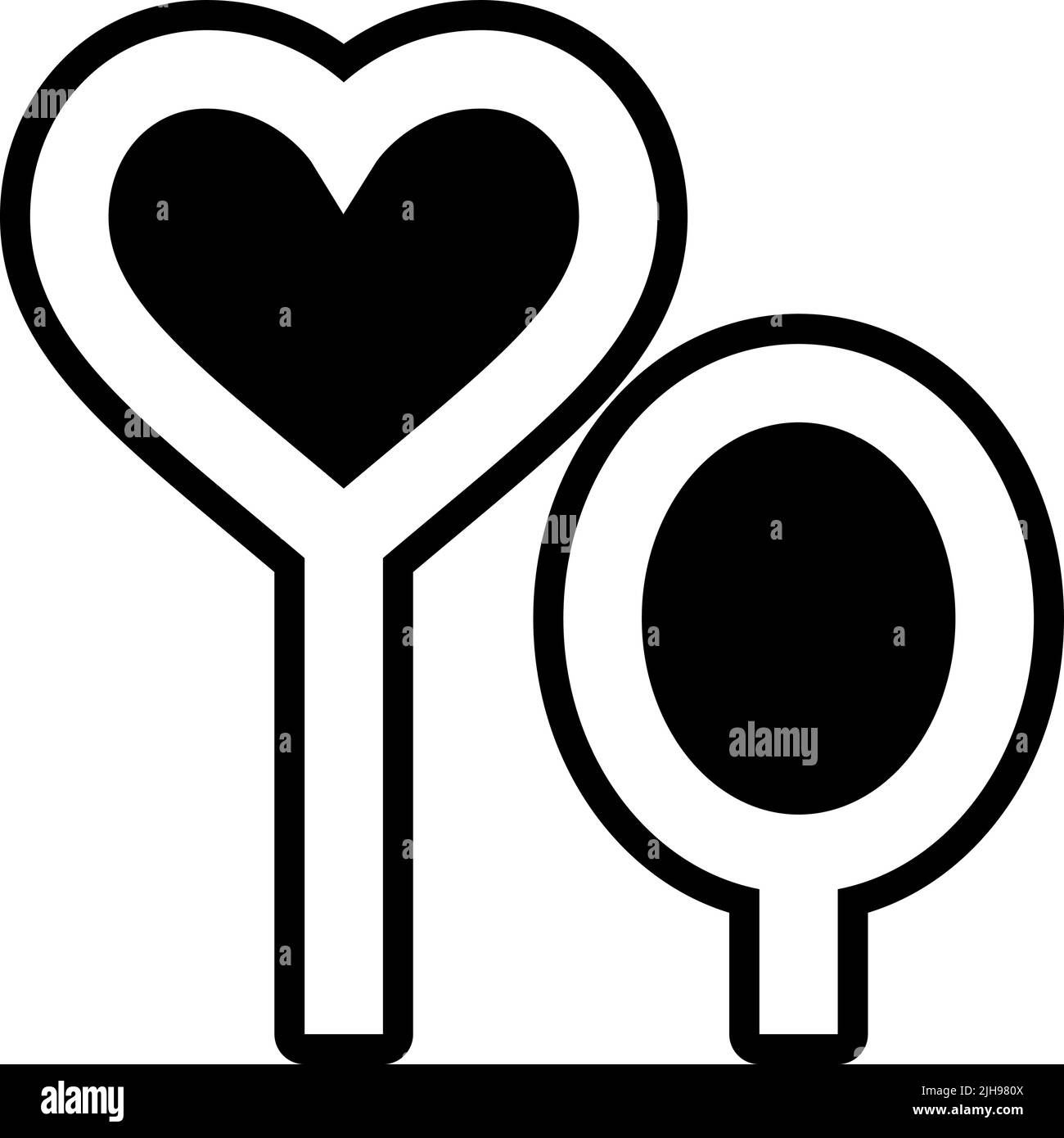 Wedding balloons Stock Vector Image & Art - Alamy