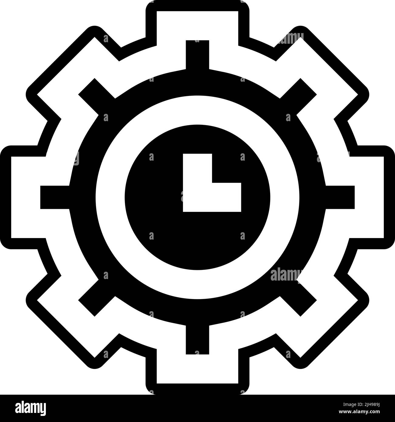 Seo and sem time management . Stock Vector