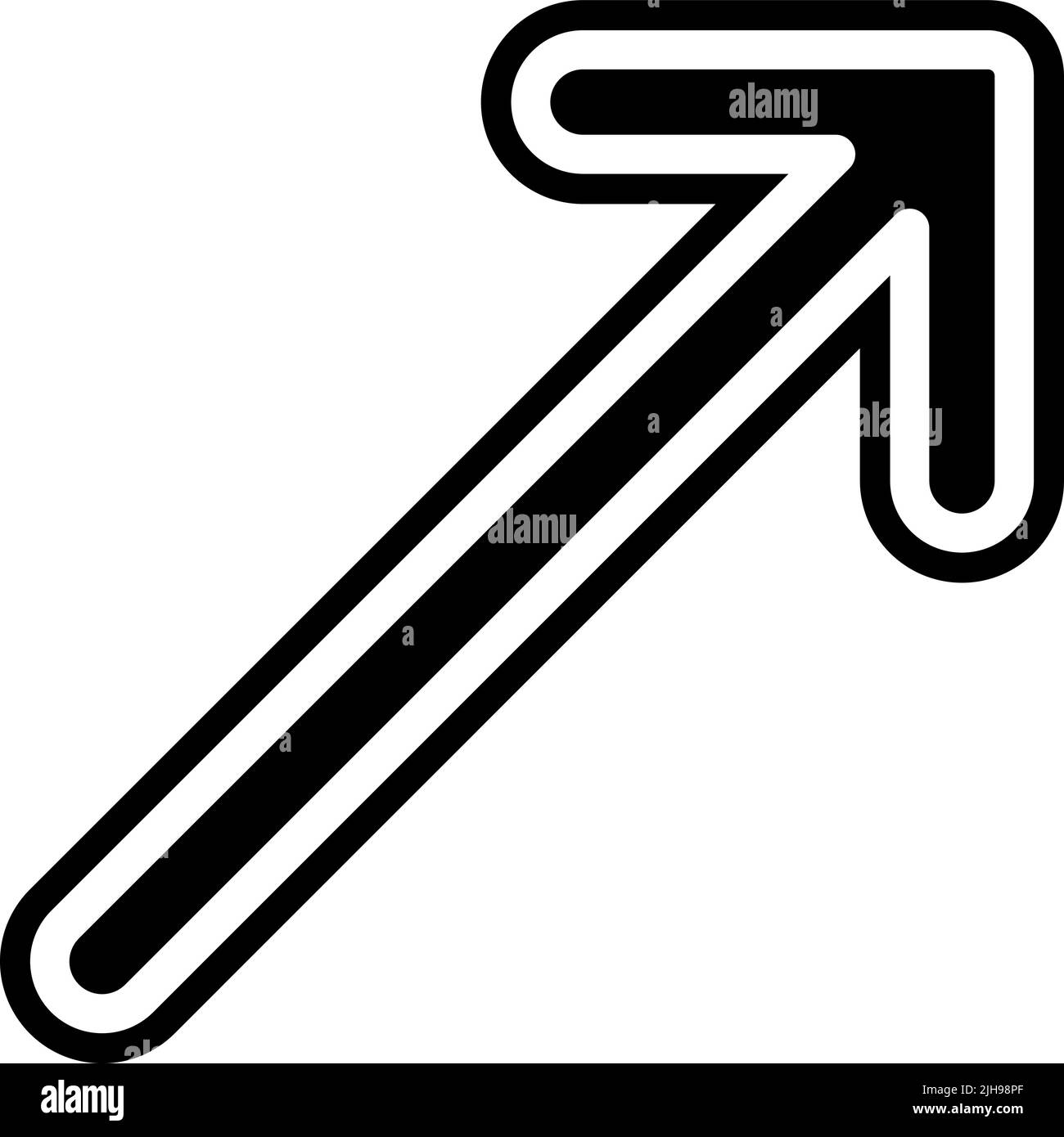 Arrow diagonal Stock Vector Image & Art - Alamy