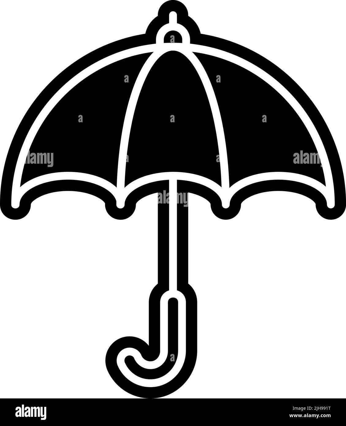 Spring umbrella . Stock Vector