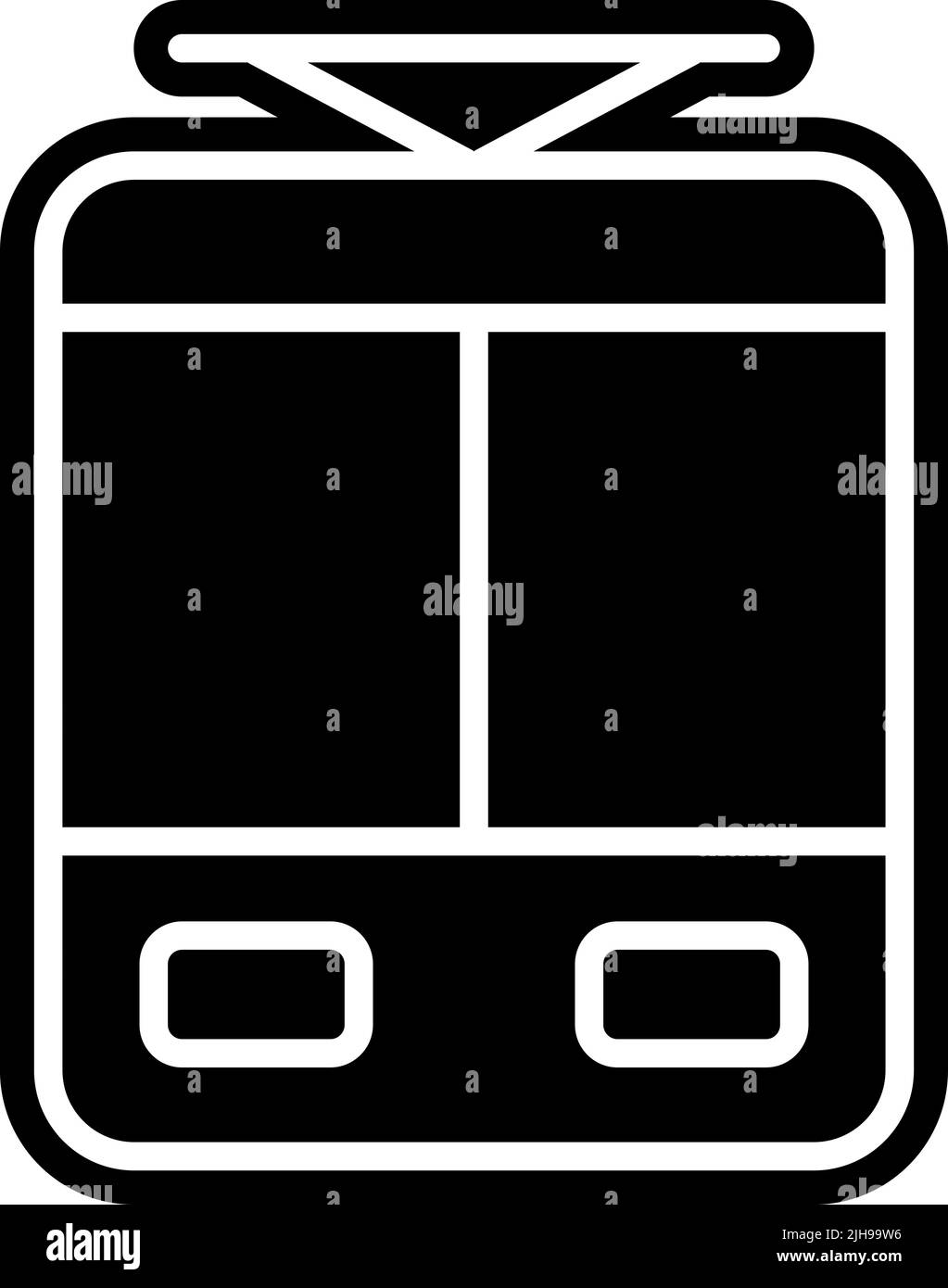 City transport system transportation concept Black and White Stock ...