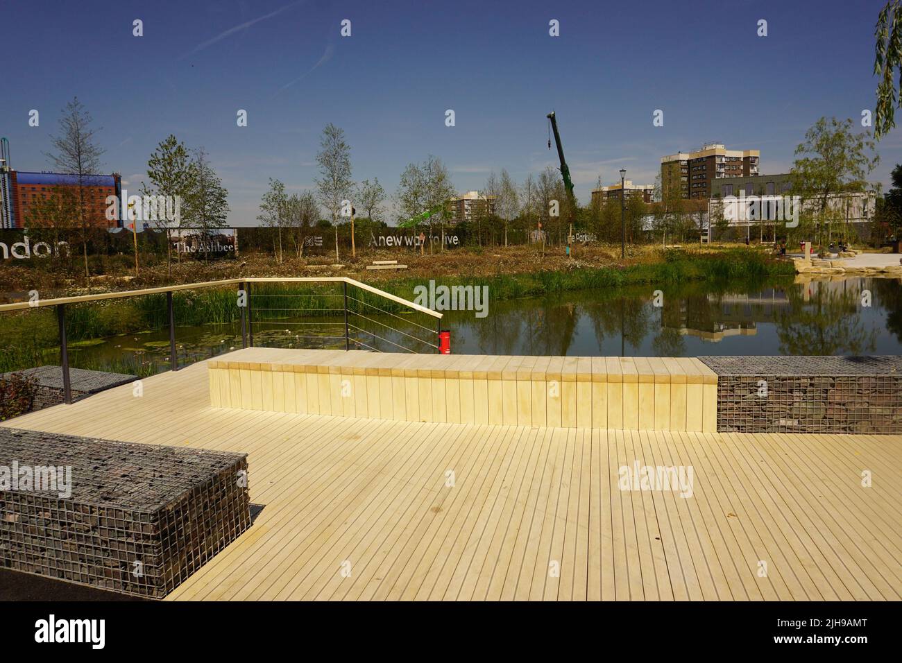 The newly built Claremont Park in Brent Cross, London. United Kingdom Stock Photo Alamy