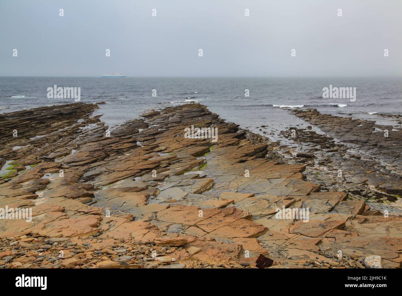 Island of Hoy, Orkney: geology Stock Photo