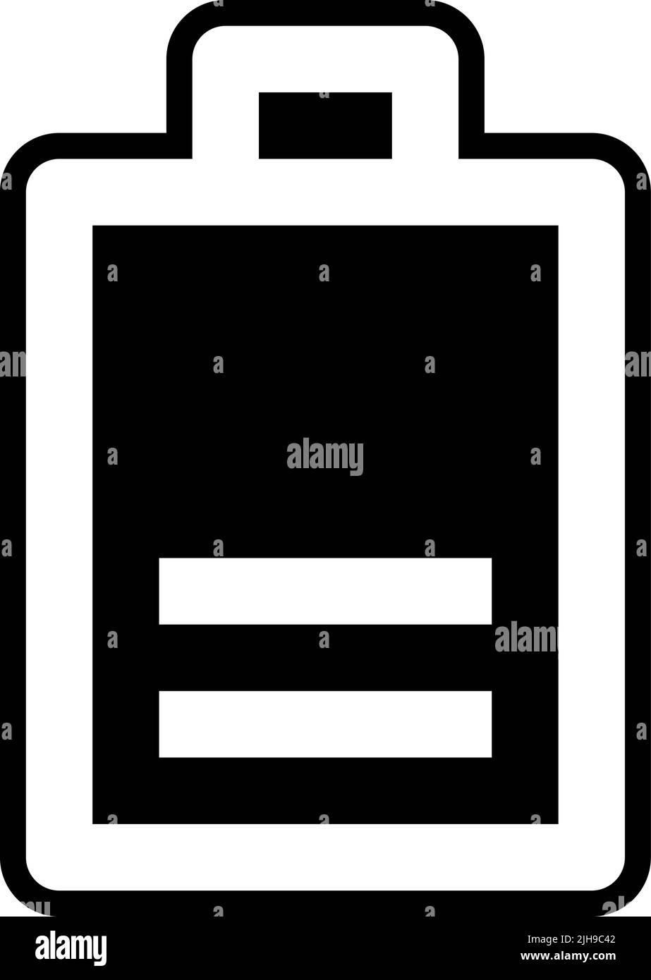 Basic ui battery . Stock Vector