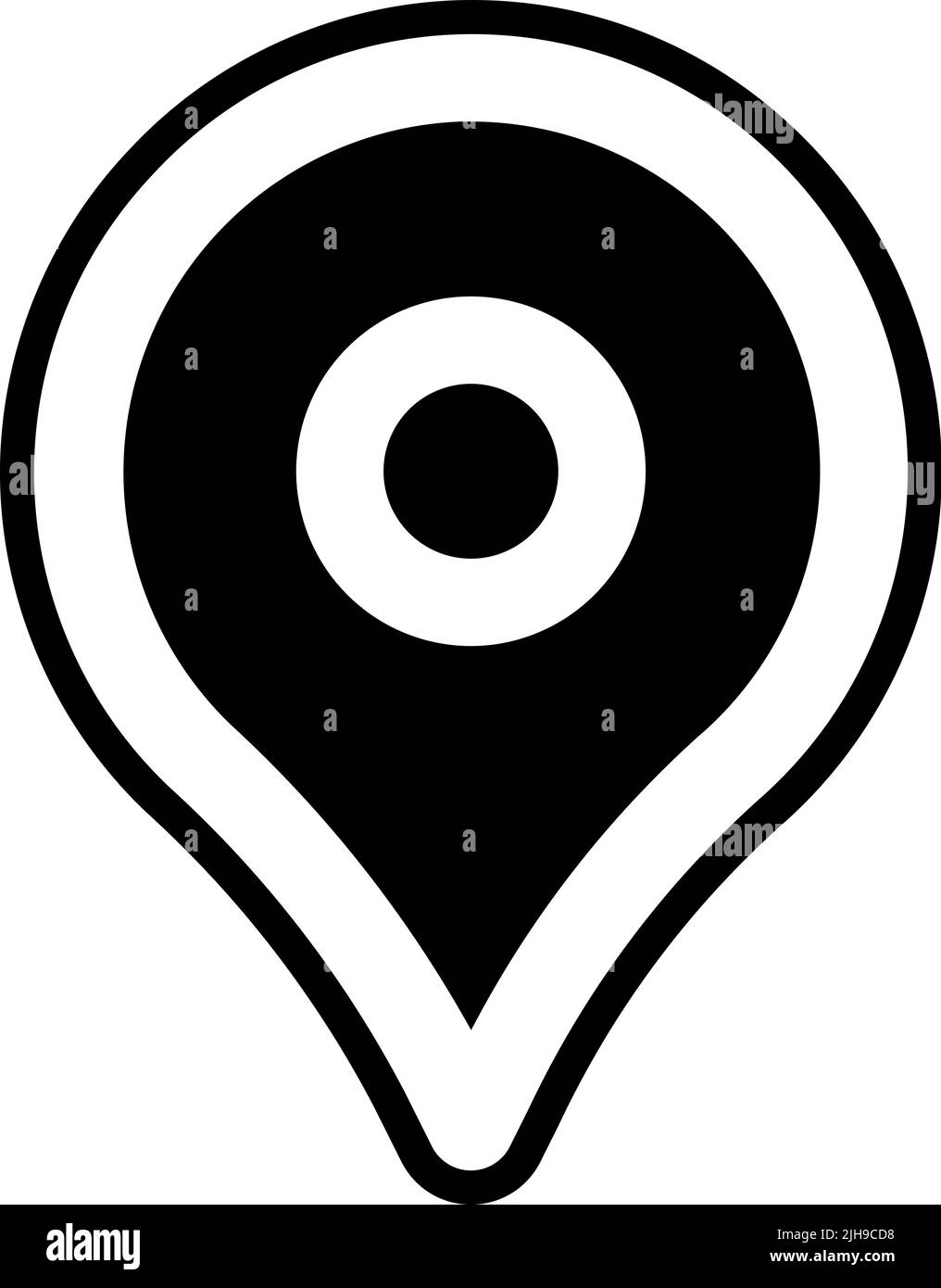 Basic Ui Pin Stock Vector Image Art Alamy