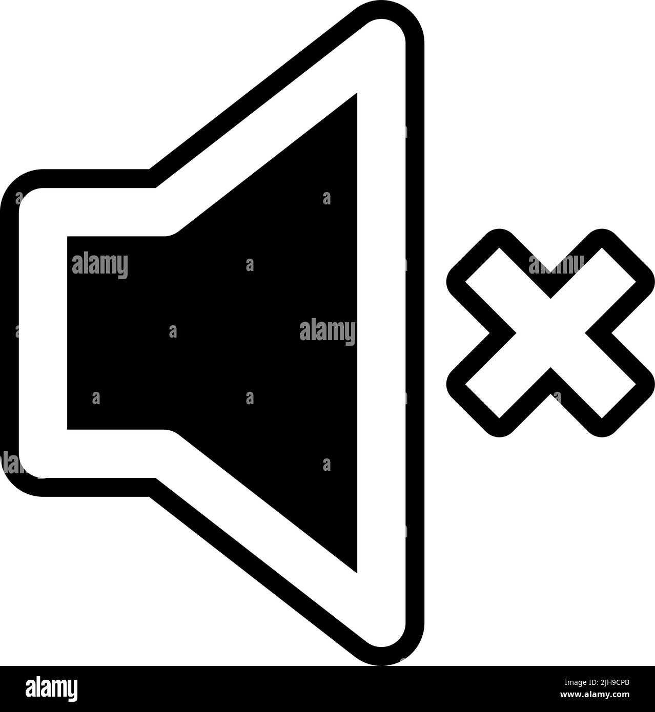 Mute symbol photo Stock Vector Images Alamy