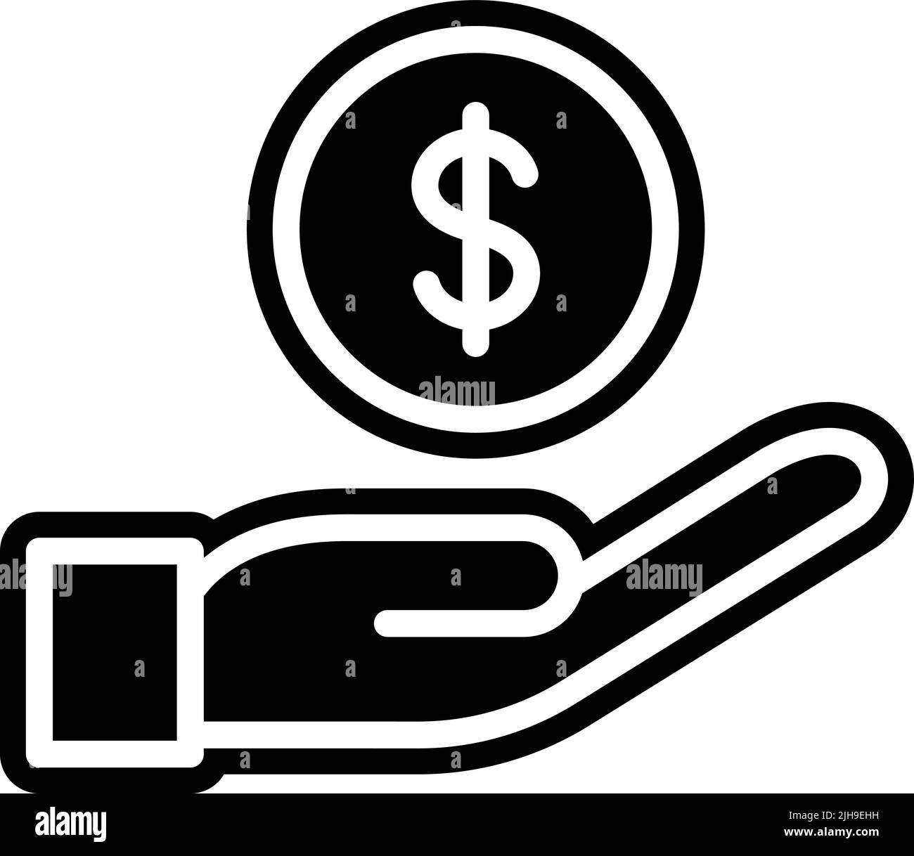 Donation charity cartoon Black and White Stock Photos & Images - Alamy