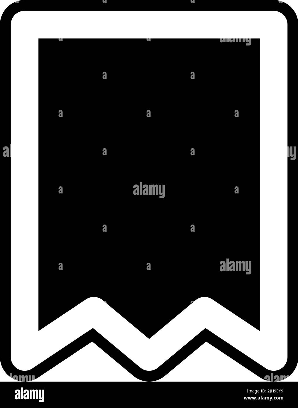 Basic ui bookmark . Stock Vector