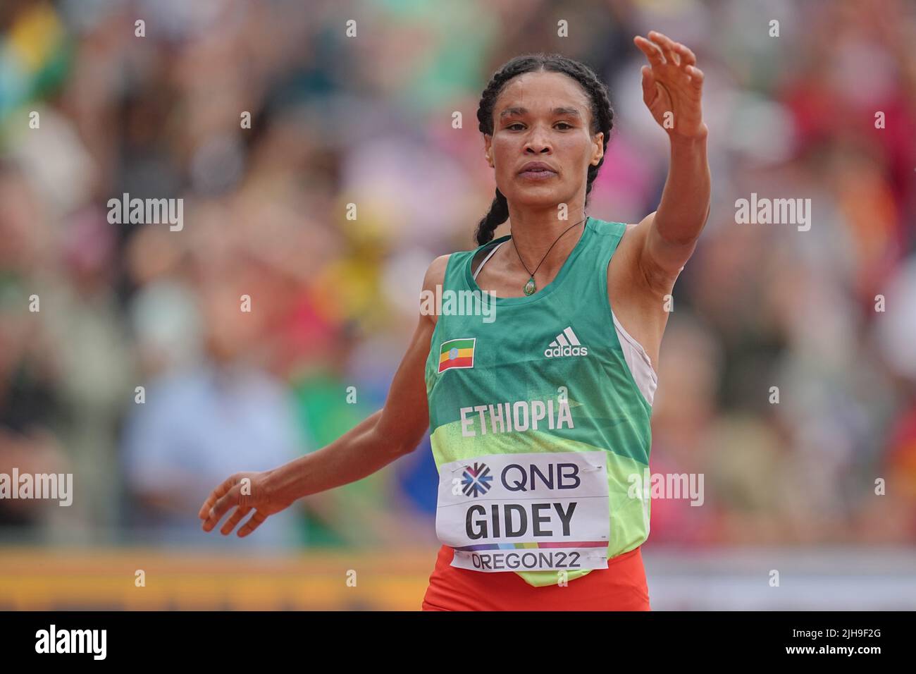 Eugene, USA. 16th July, 2022. Athletics World Championship Letesenbet