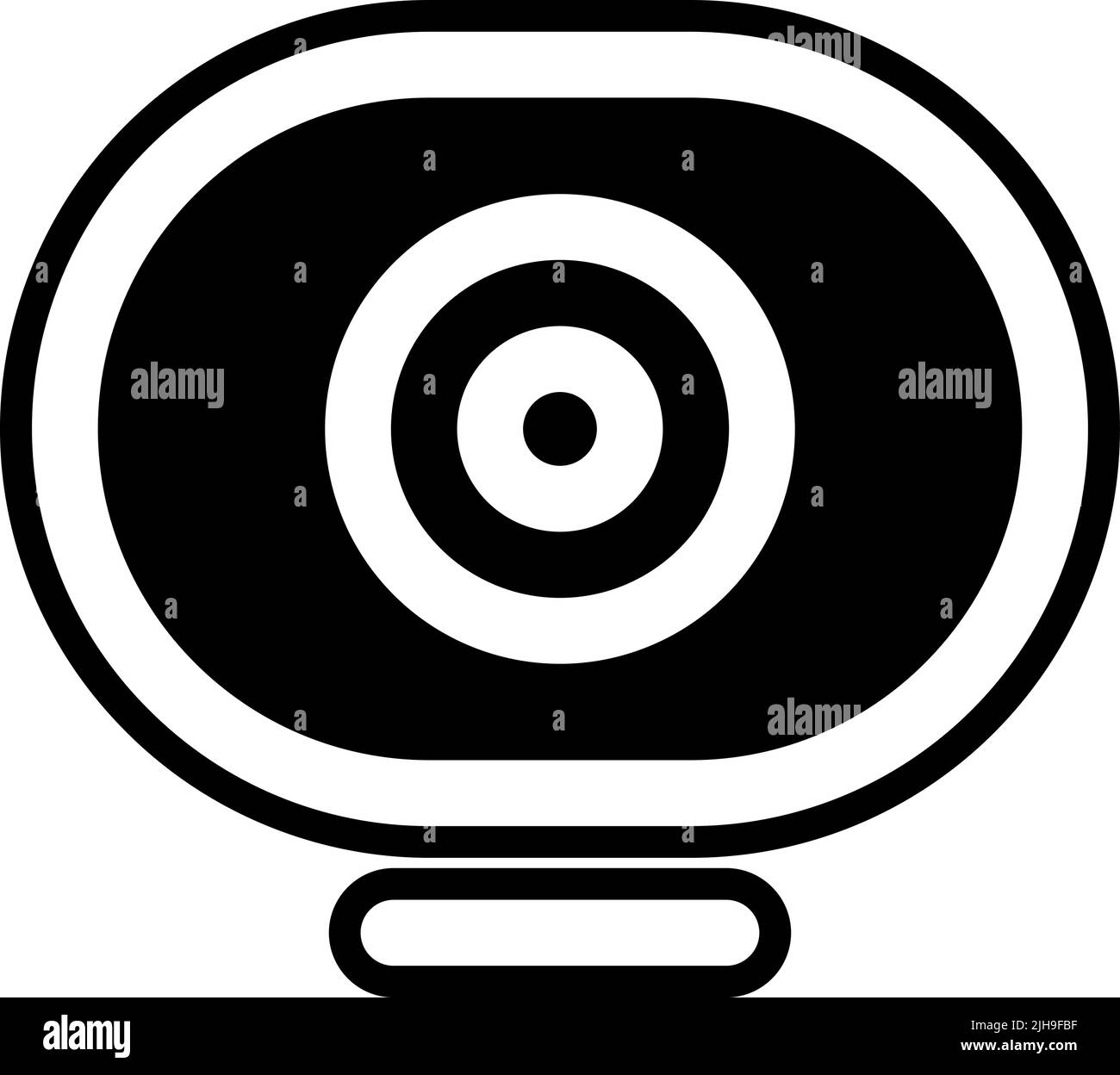 Contact us webcam . Stock Vector