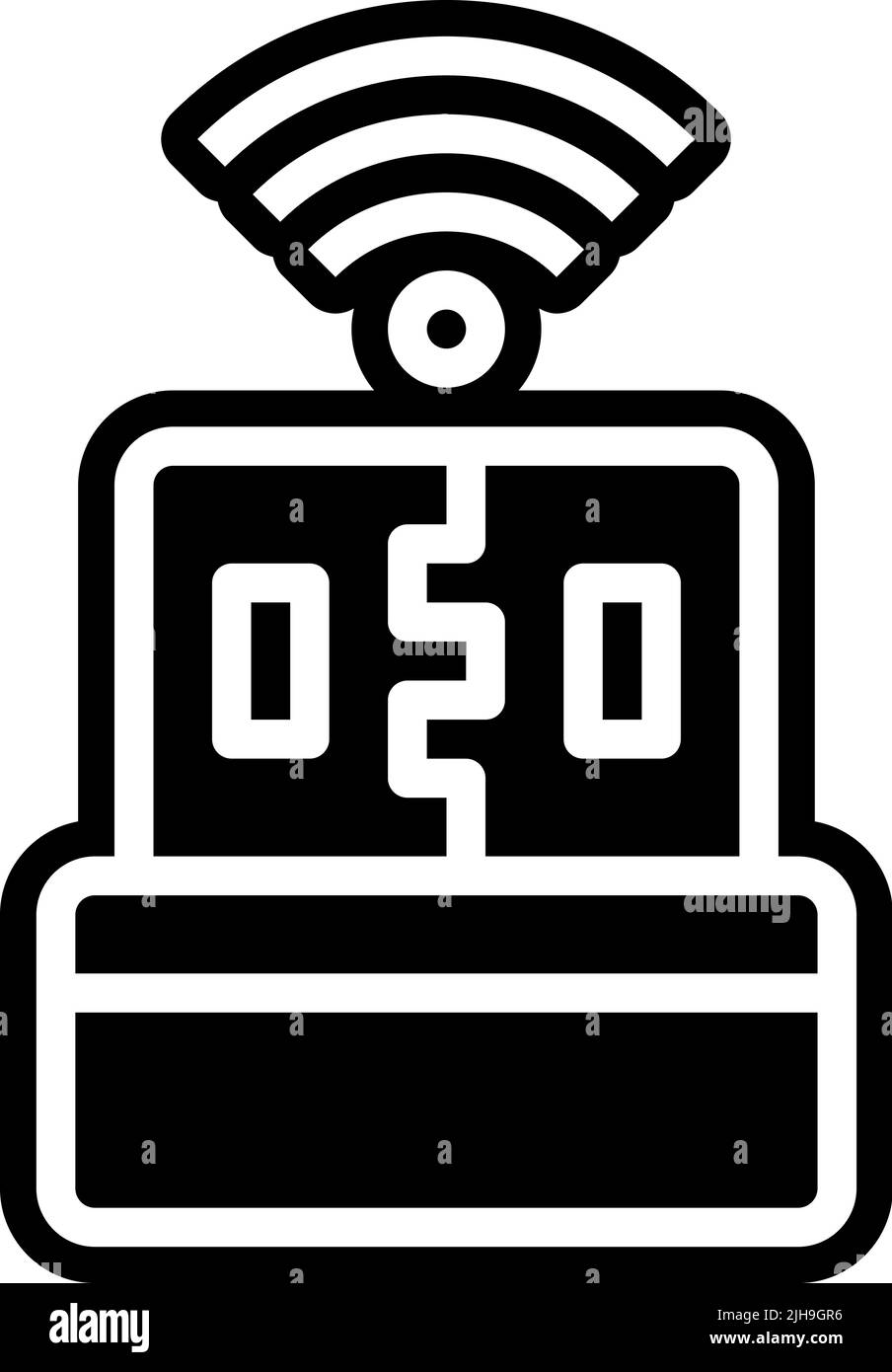 Connector types bluetooth . Stock Vector