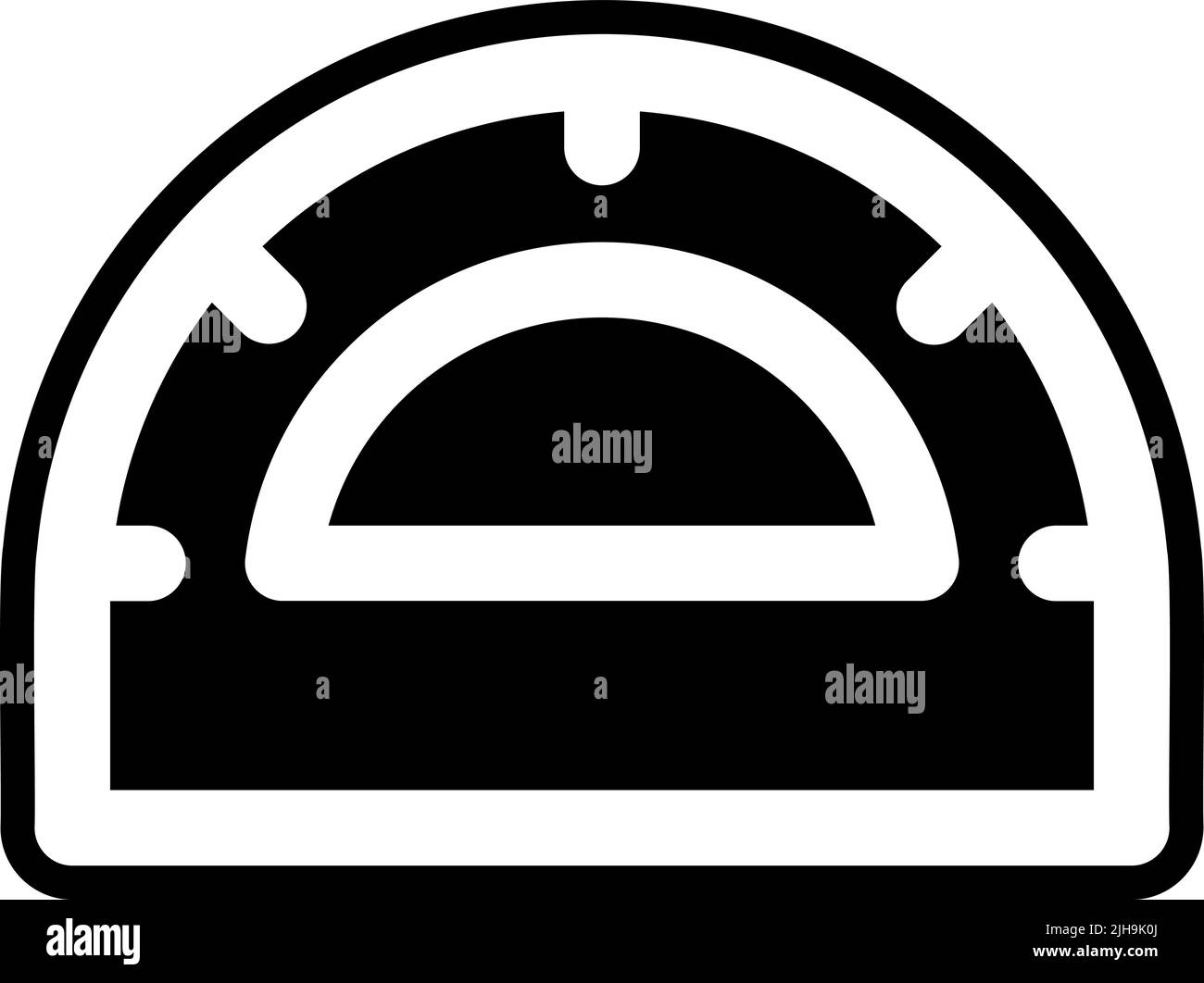School protractor Stock Vector Image & Art Alamy