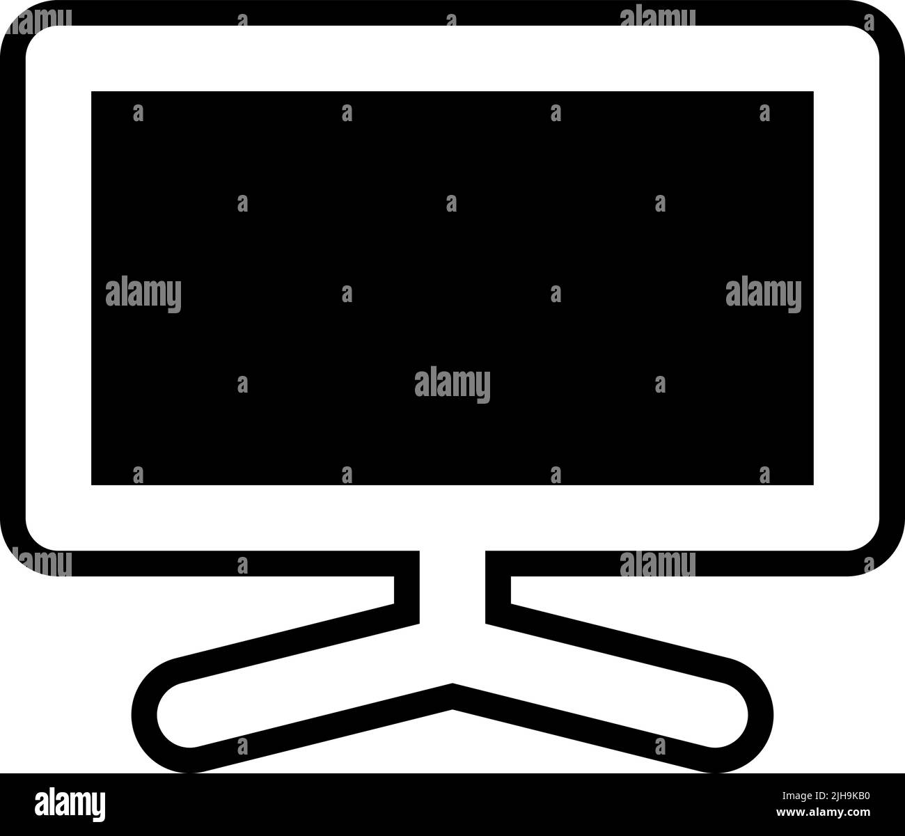 Smarthome smart tv . Stock Vector