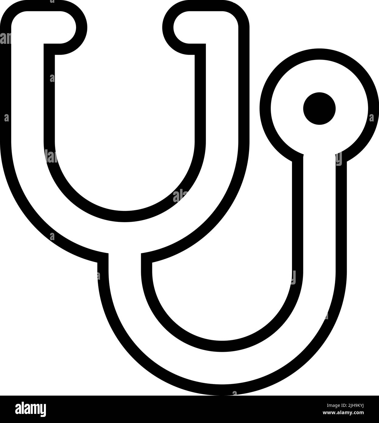 Medical stethoscope Stock Vector Image & Art - Alamy