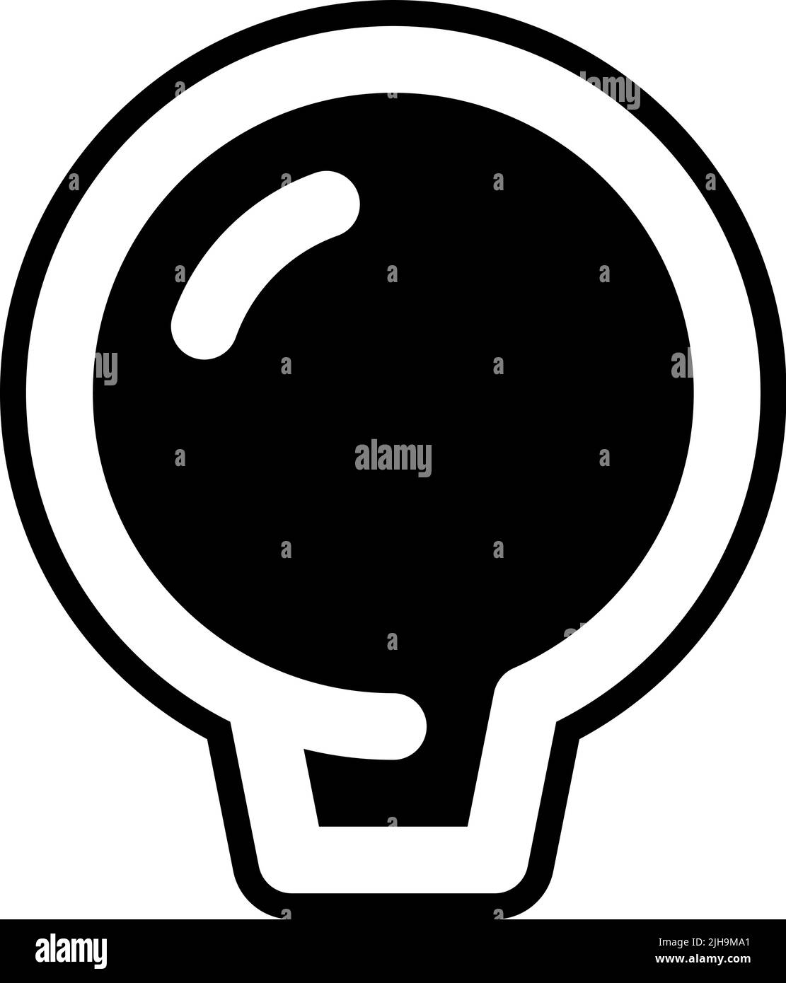 Smarthome light bulb . Stock Vector