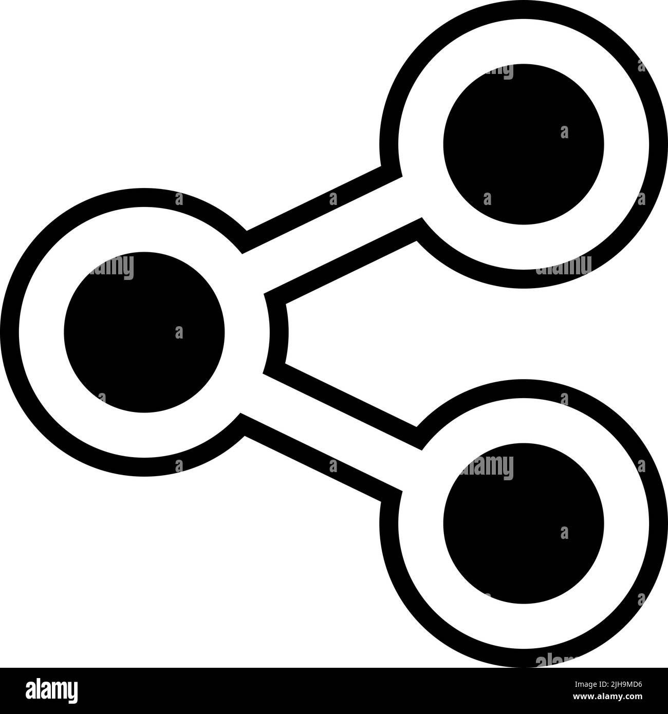 Ui basic share . Stock Vector