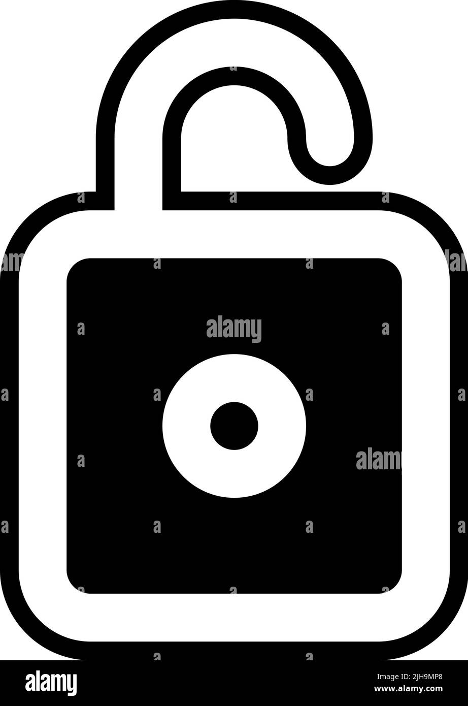 Smarthome unlocked . Stock Vector