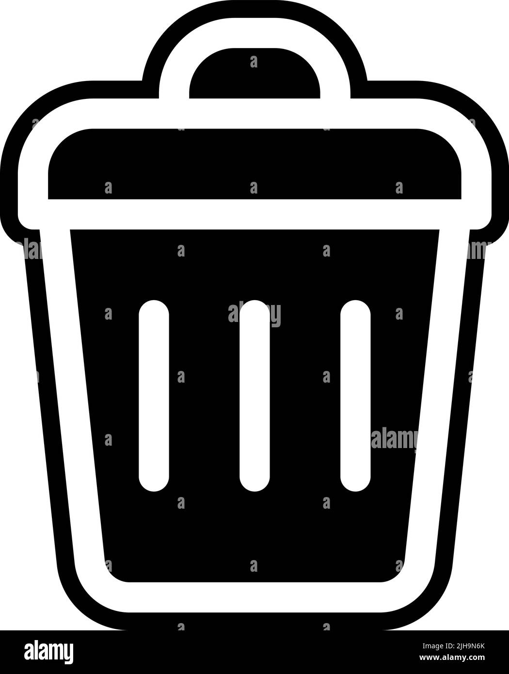 User experience delete . Stock Vector