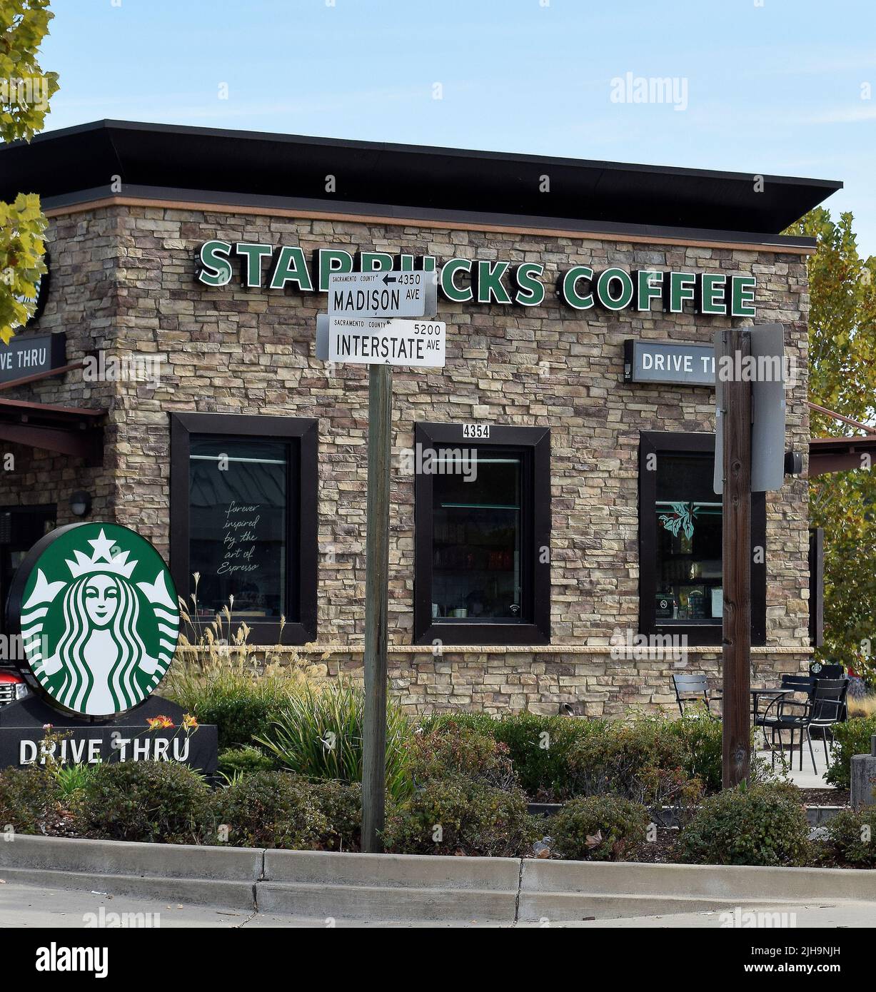 Starbucks coffee shop in California Stock Photo Alamy