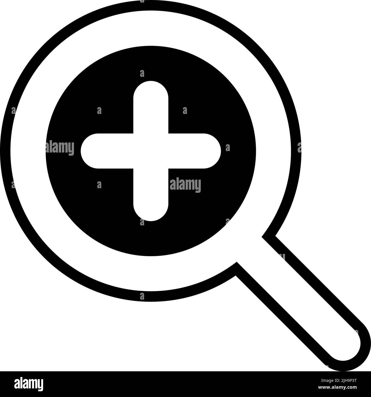 User interface zoom in . Stock Vector