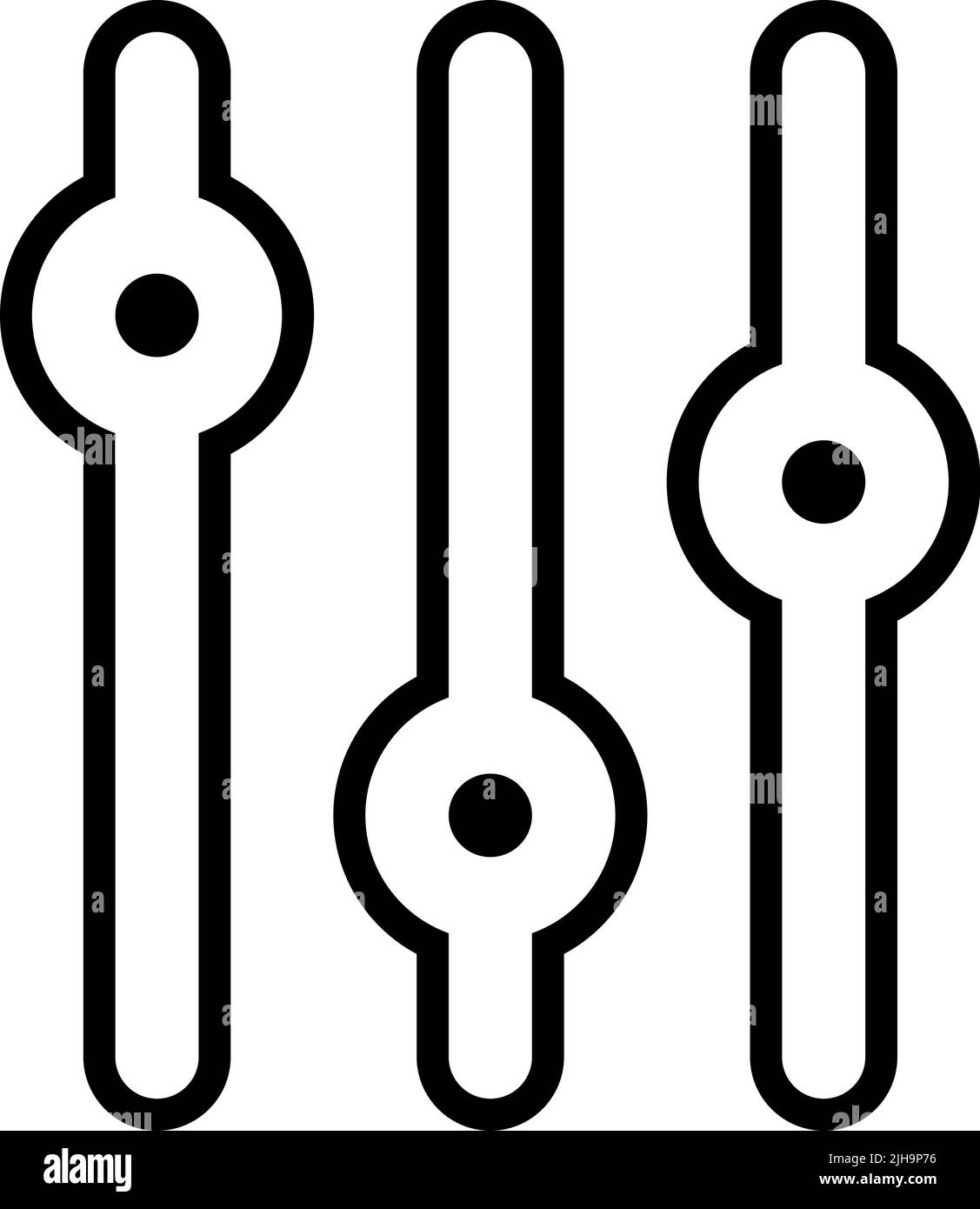 Options panel settings vector set for computer hi-res stock photography ...