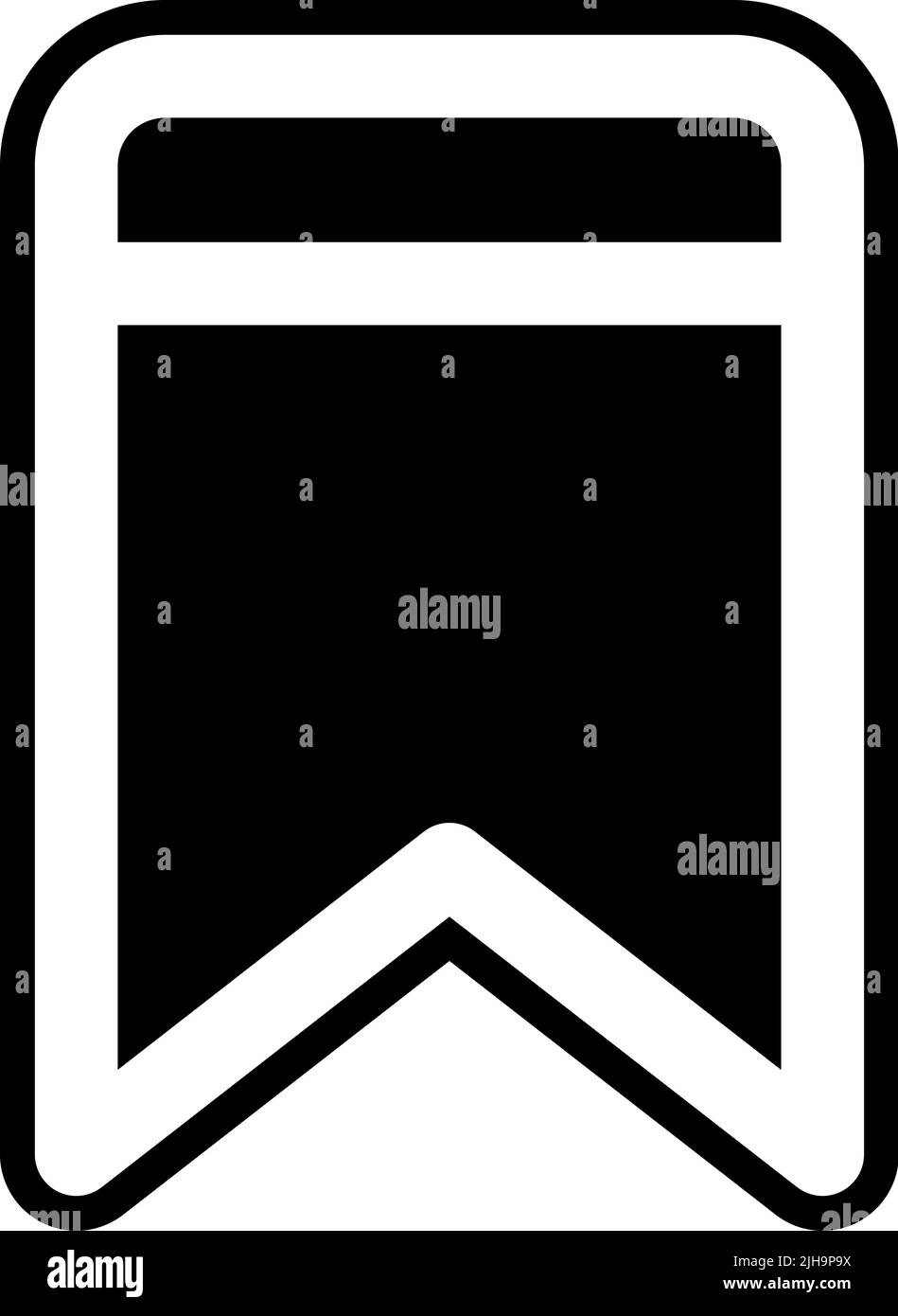 Ui basic bookmark . Stock Vector