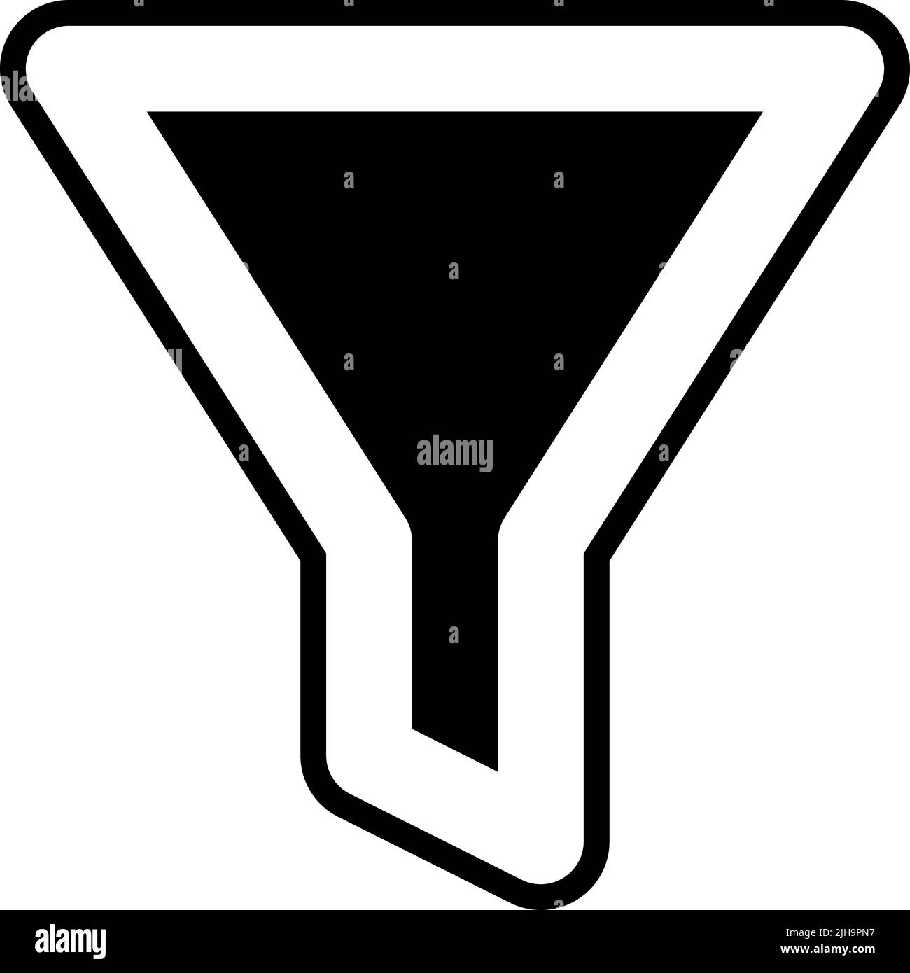 Marketing funnel icons Black and White Stock Photos Images Alamy