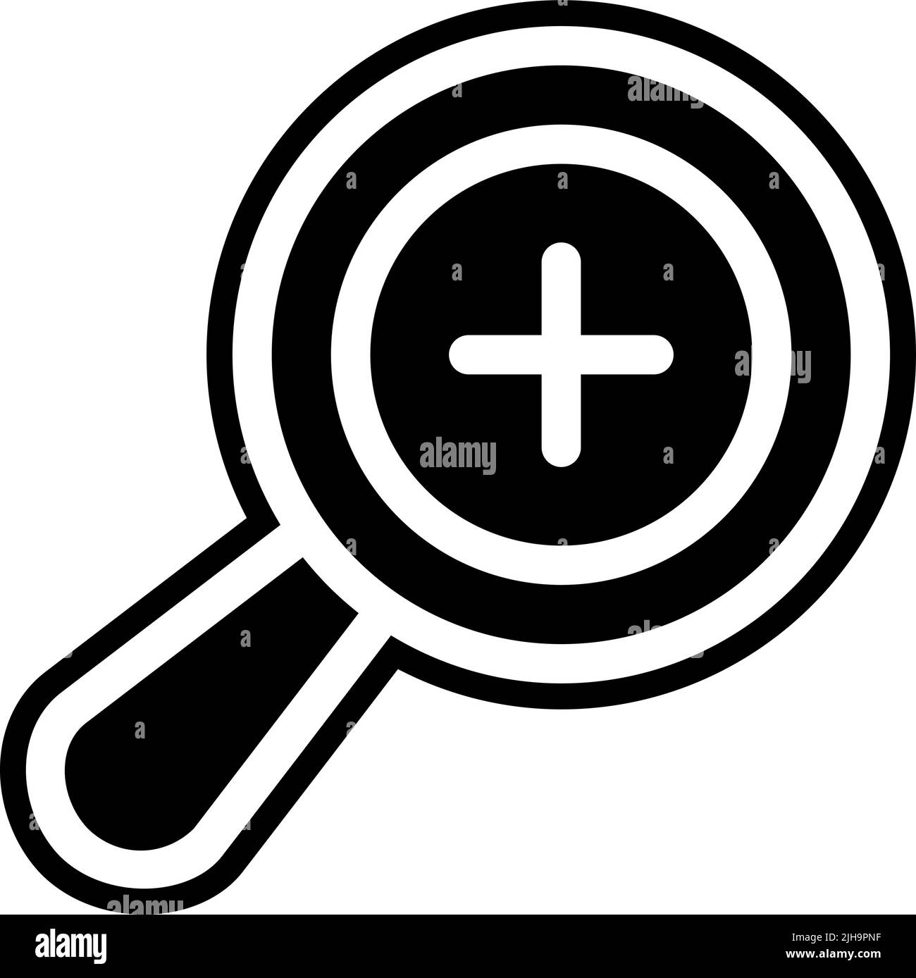 User interface zoom in . Stock Vector