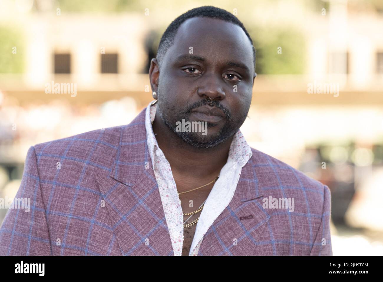 Brian Tyree Henry attends the Bullet Train Photocall at Bateau LCExcellence, Port Debilly, on July 16, 2022 in Paris, France. Photo by David Niviere/ABACAPRESS.COM Stock Photo