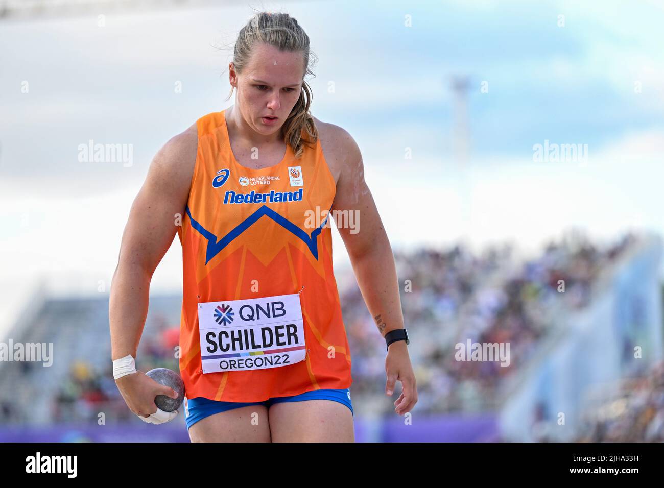 EUGENE, UNITED STATES JULY 16 Jessica Schilder of The Netherlands competing on Women
