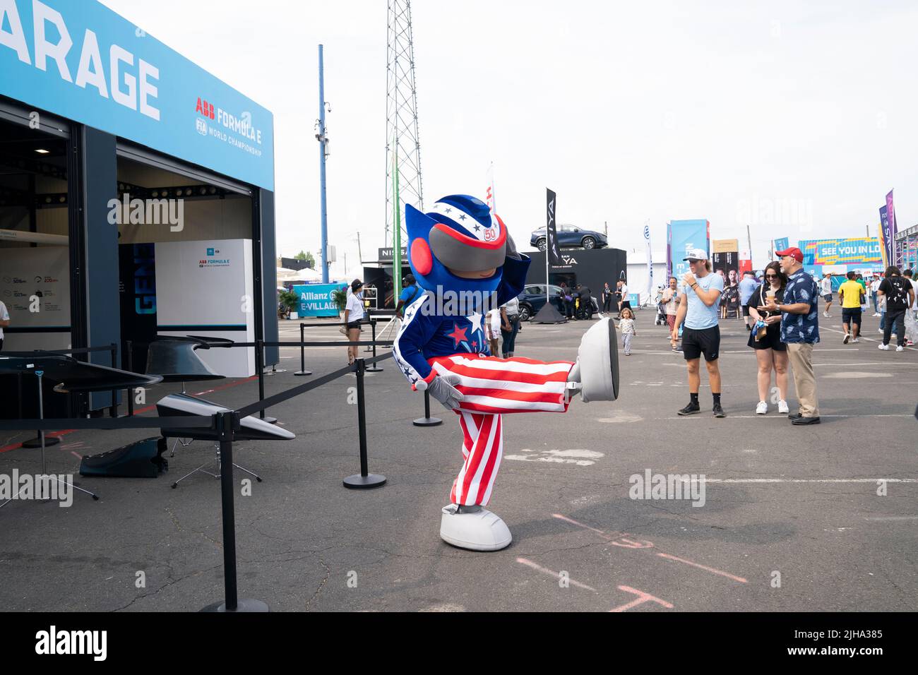 New York, NY July 16, 2022 Atmosphere on the grounds of Formula E