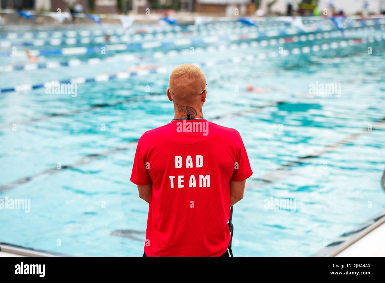 Action in the pool hires stock photography and images Alamy