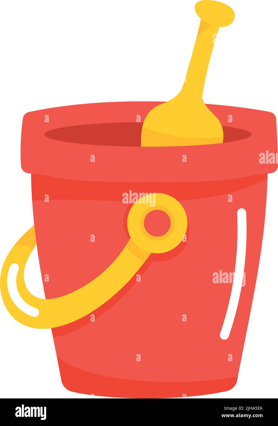 sand bucket and shovel icon Stock Vector Image & Art Alamy