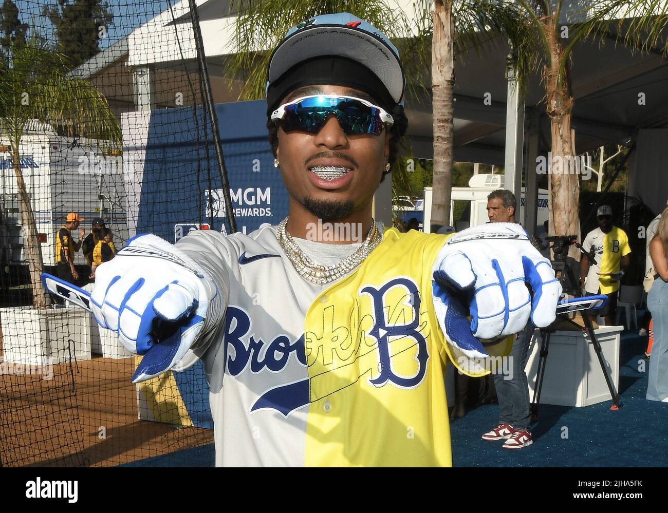 Quavo attends the 2022 MLB All-Star Week Celebrity Softball Game