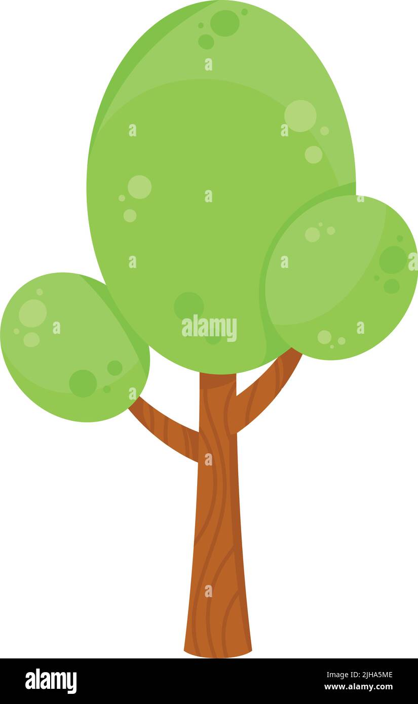 green tree forest plant icon Stock Vector Image & Art - Alamy